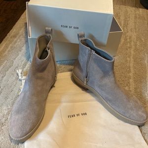 Fear of God :Grey Suede boots. Never worn.